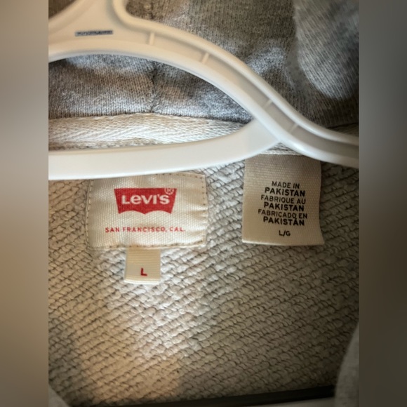 Levi’s Grey Zip-up Hoodie - Picture 2 of 3